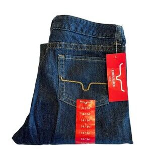 Kimes Ranch Jeans Betty NEW with Tag Womens SZ 14/34 Blue Boot Cut Mid Rise 2173
